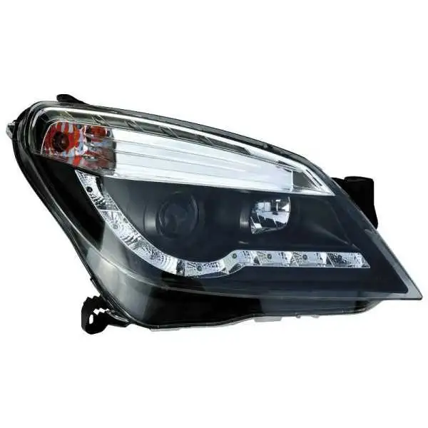 Jeu de Phares DRLLook pour Opel Astra H 20042009  Noir