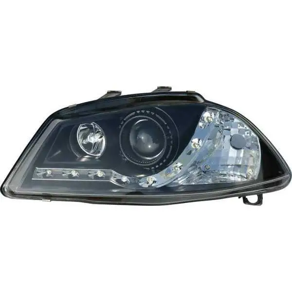 Jeu de Phares DRLLook pour Seat IbizaCordoba 6L 20022008  Noir