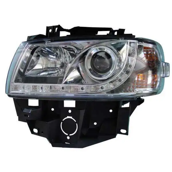 Jeu de Phares DRLLook pour Volkswagen Transporter T4 GP 19962003  Chrome