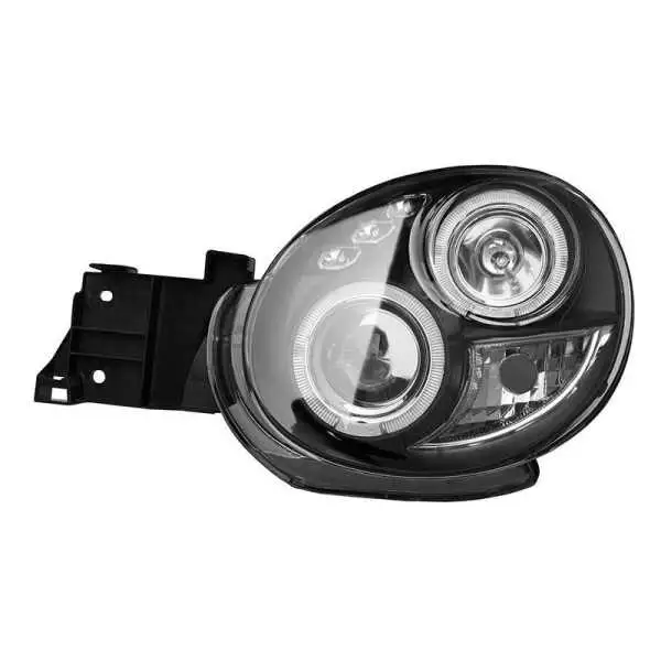 Jeu de phares pour Subaru Impreza 20002003  Noir  avec AngelEyes