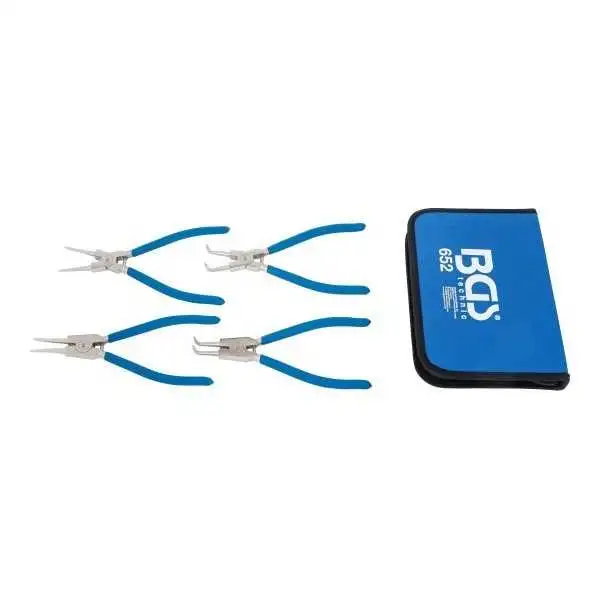 Jeu de pinces à circlips 250 mm 4 pièces