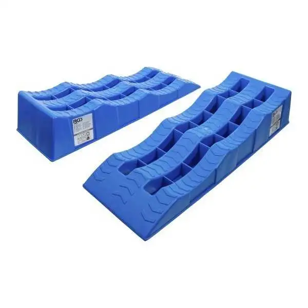 Jeu de rampes d’accès matière plastique avec 3 hauteurs de rampe 2 pièces