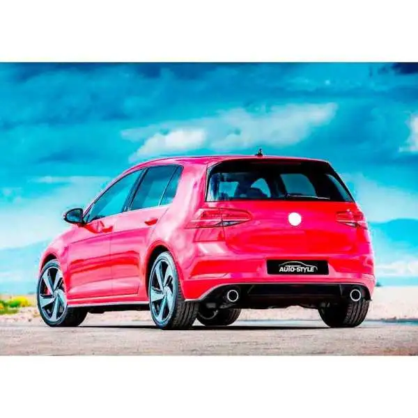 Jupe de parechocs arrière AutoStyle pour Volkswagen Golf VII 35 portes Facelift 2017 GTiLook PP