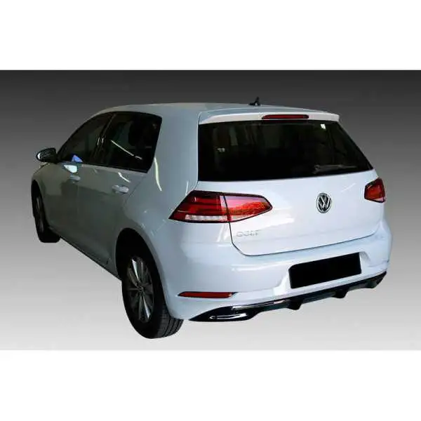Jupe de parechocs arrière Diffuseur adaptable à Volkswagen Golf VII Facelift 2017 hors GTi  R ABS