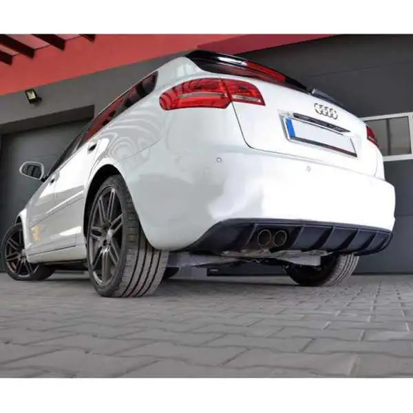 Jupe de parechocs arrière Diffuseur pour Audi A3 8P Sportback 20082012 GFK
