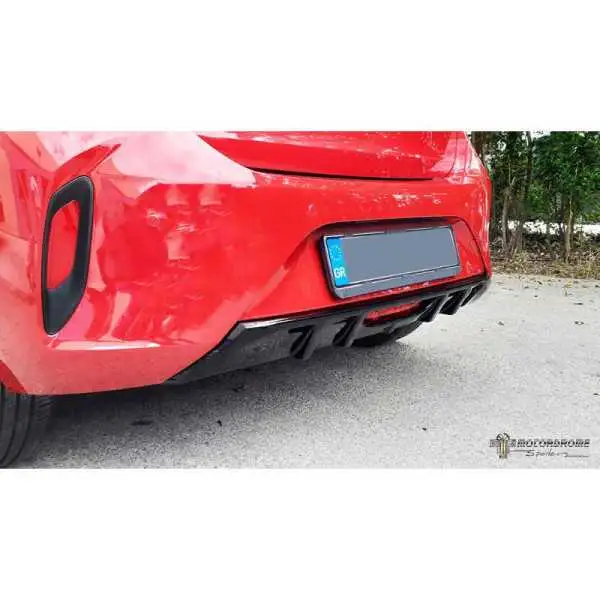Jupe de parechocs arrière Diffuseur pour Opel Corsa F 2019 ABS