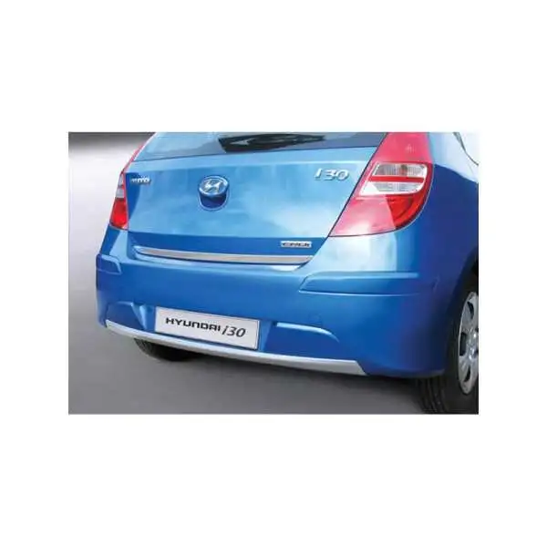 Jupe de parechocs arrière RGM Diffuseur pour Hyundai i30 HB 5 portes 20102013 argent ABS