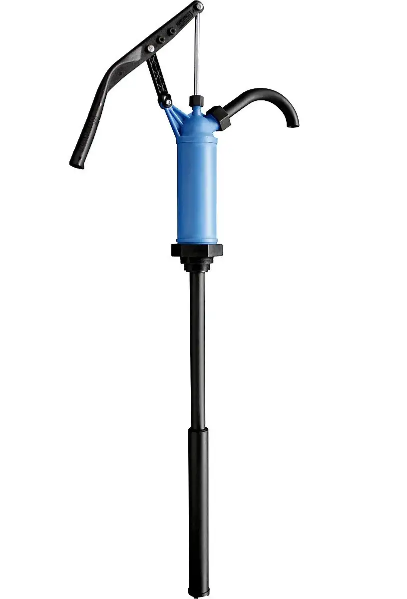 POMPE à FûT EN POLYPROPYLèNE JUSTWELL POUR 60-200 LITRES, HUILE/ESSENCE/GAZOLE P-490