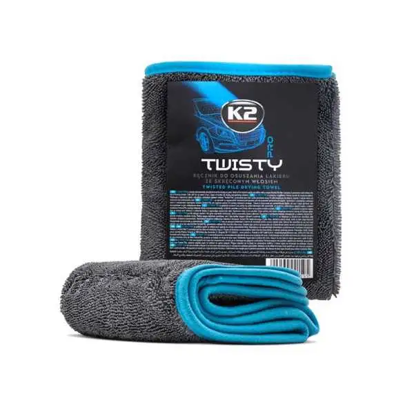 K2 TWISTY PRO, Microfibre pour vernis à poils torsadés, 40 x 60 cm