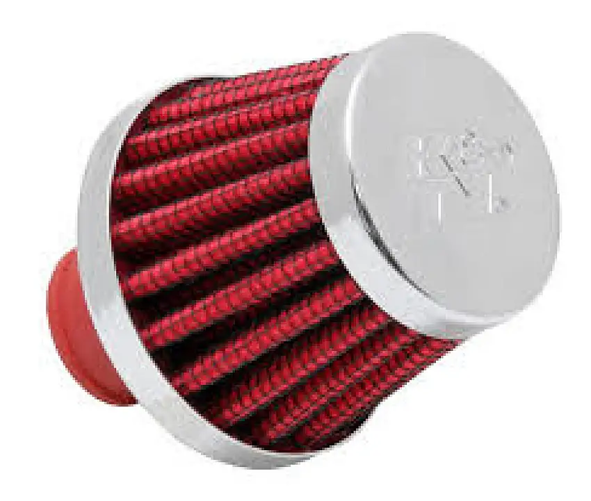 K&N 62-1600RD-L FILTRE DE CARTER UNIVERSEL 90-130MM, 57MM DE LONG