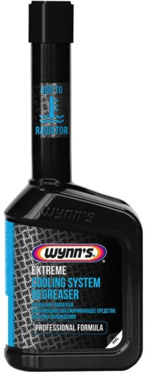 DéGRAISSANT POUR SYSTèME DE REFROIDISSEMENT WYNN'S 325ML POUR UN NETTOYAGE EFFICACE