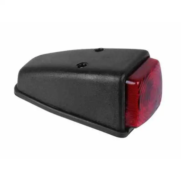 Lampe d'angle, abat-jour rouge
