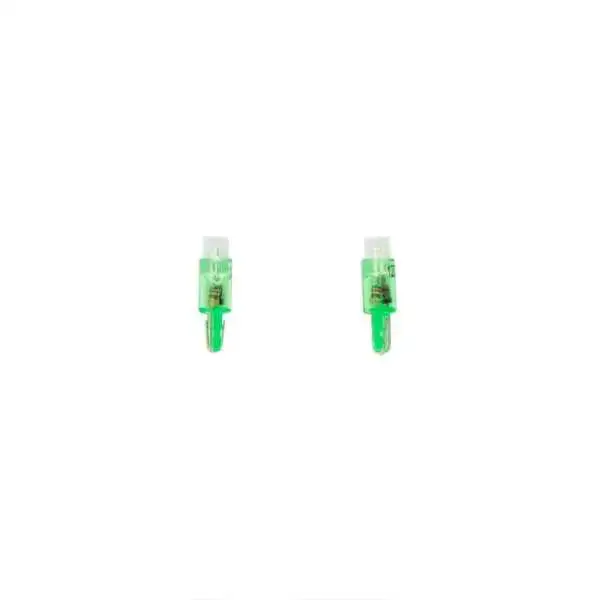 Lampes à instruments LED T5 12V Vert lot de 2 pièces