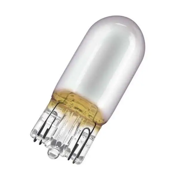 Lampes halogènes Osram Diadem Chrome  T10  12V5W  set de 2 pièces  Ambre