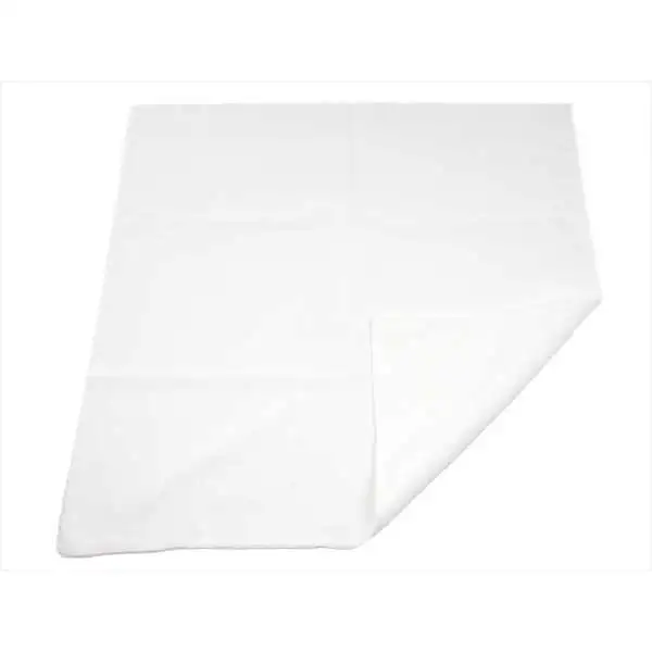 LEFA Microfibre pour le nettoyage du cuir, blanche, 40 x 40 cm