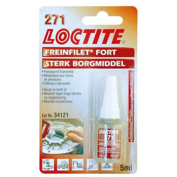 Loctite 271 Agent de blocage fort rouge 5ml