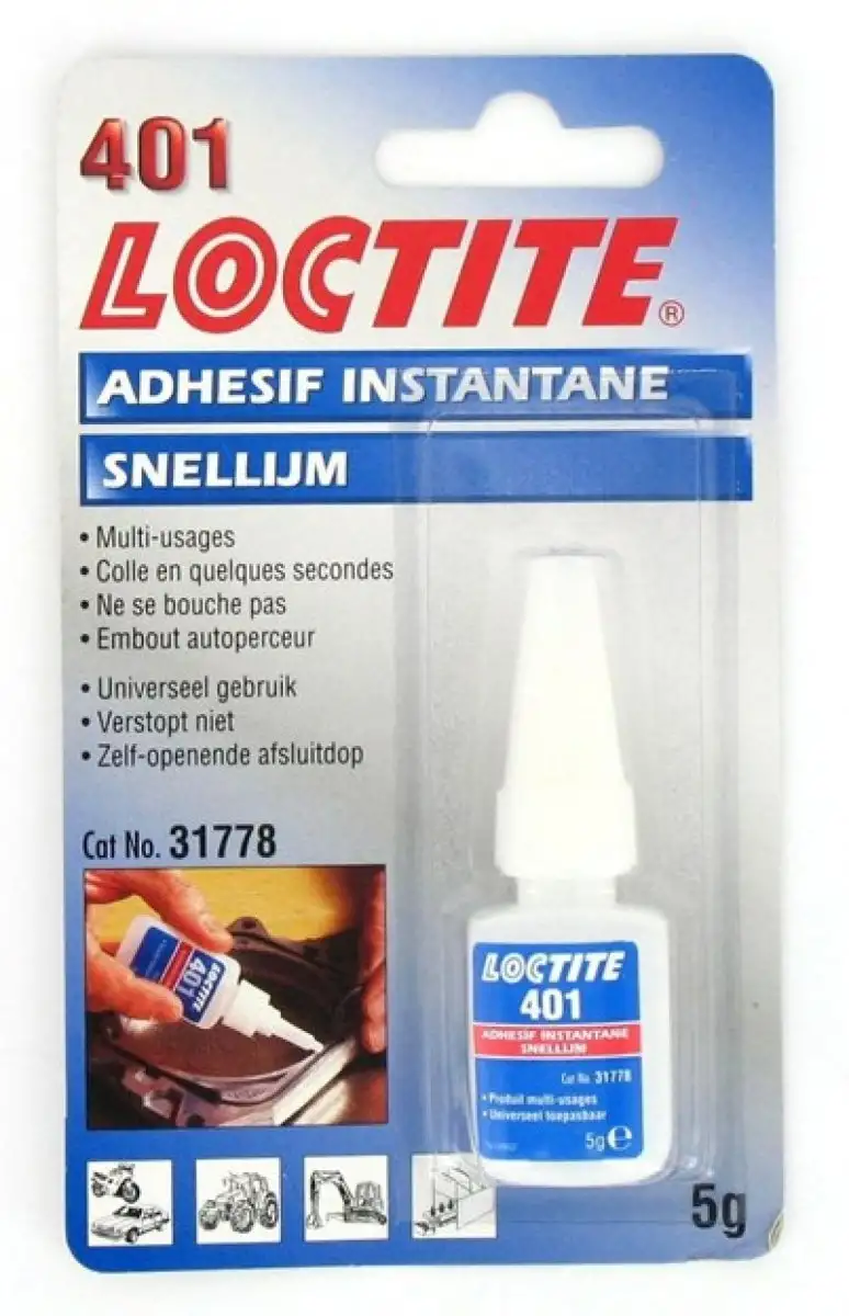 LOCTITE 401 COLLE INSTANTANéE 5G POUR DES COLLAGES RAPIDES ET SOLIDES