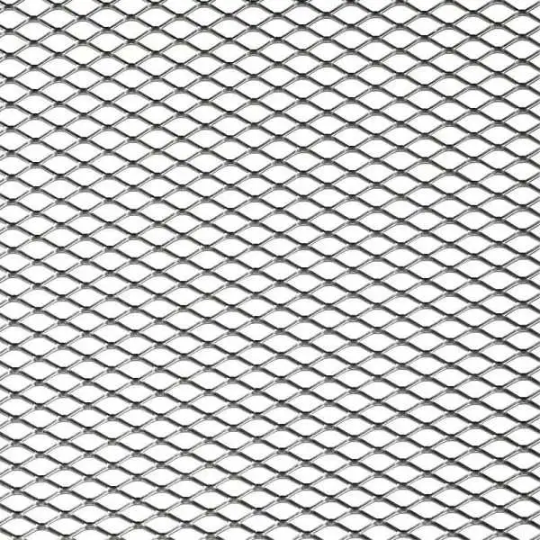 Maille racing aluminium  motif losange 16x8mm  125x25cm