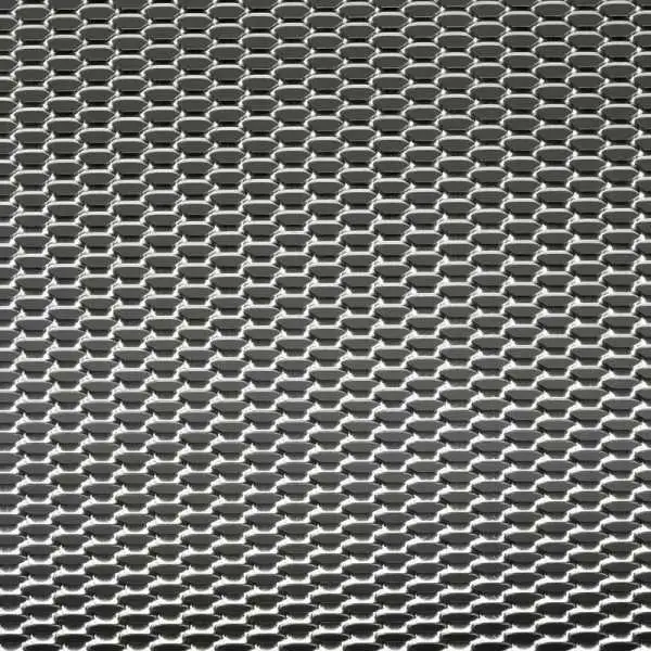 Maille racing aluminium  nid dabeille 12x6mm  125x25cm