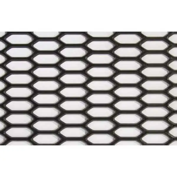 Maille racing PP noir  HEX 30x11mm  150x30cm