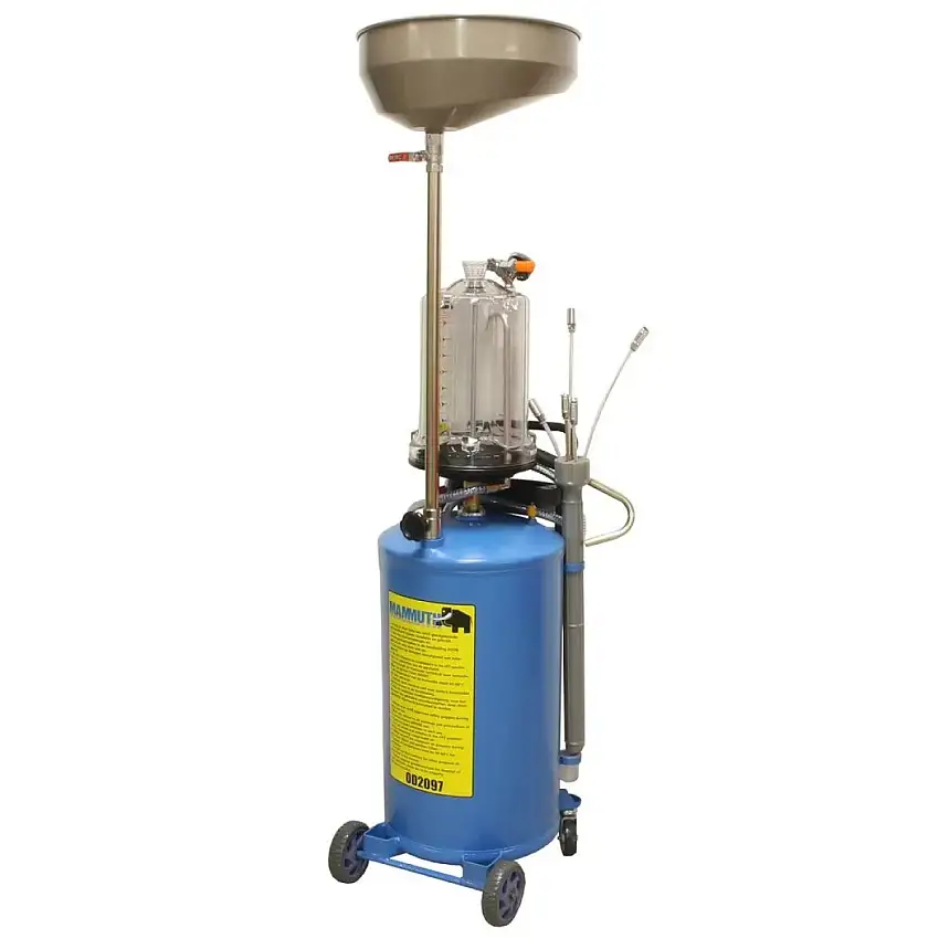 SYSTèME DE RéCUPéRATION D'HUILE MAMMUTH 65 LITRES LUXE AVEC SONDES FLEXIBLES