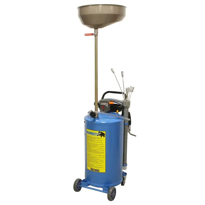 SYSTèME DE RéCUPéRATION D'HUILE MAMMUTH 65 LITRES SEMI-LUXE AVEC SONDES D'EXTRACTION