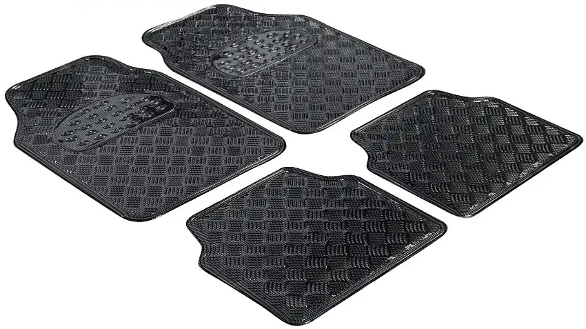 ENSEMBLE DE TAPIS WALSER METALLIC CARBON AVEC ANTIDéRAPANT ET AJUSTEMENT UNIVERSEL