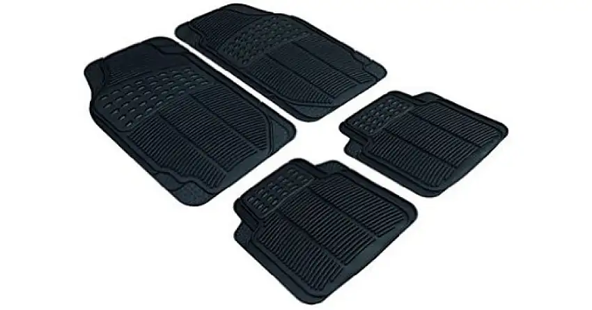 WALSER SPARTACUS TAPIS EN CAOUTCHOUC NOIR UNIVERSEL