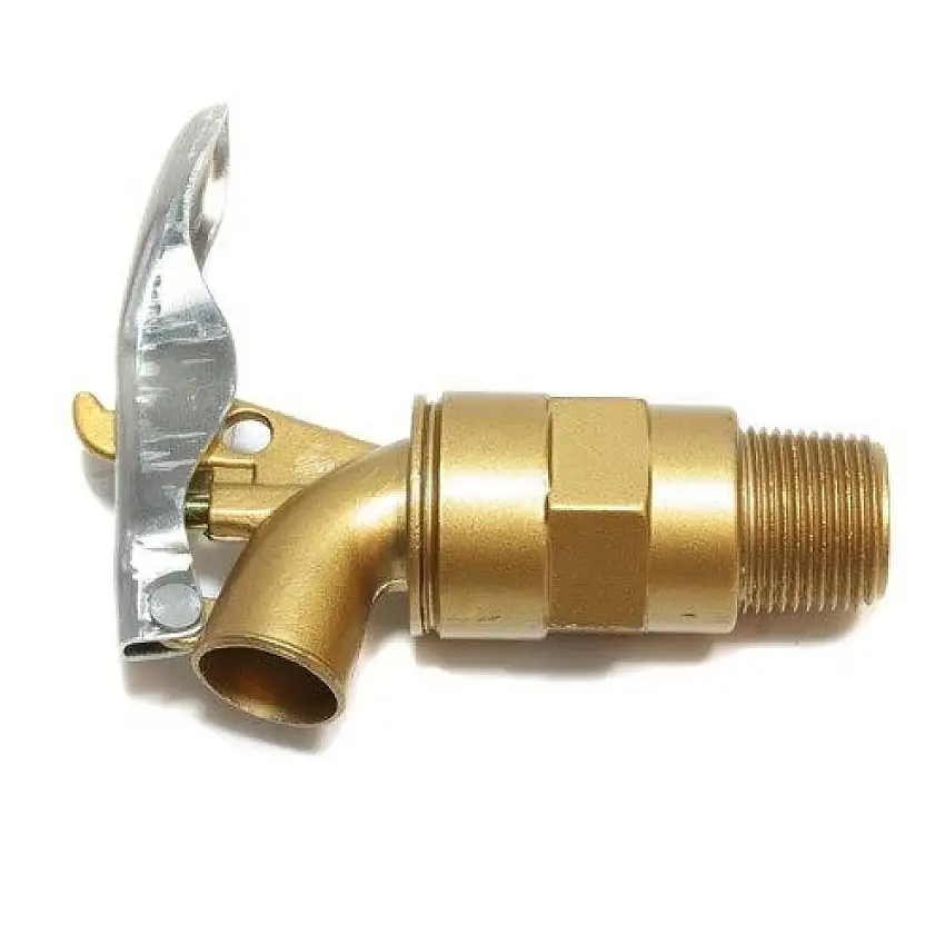 ROBINET DE FûT MéTALLIQUE 3/4" POUR FûTS DE 60 ET 200 LITRES ADAPTé à L'HUILE, AU DIESEL, AU LIQUIDE DE REFROIDISSEMENT ET à L'ALCOOL