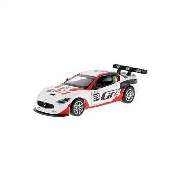Modèle 1:43 Maserati GranTurismo MC GT4, blanc et rouge