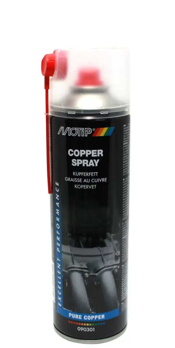 MOTIP SPRAY CUIVRE 500ML POUR HAUTES TEMPéRATURES
