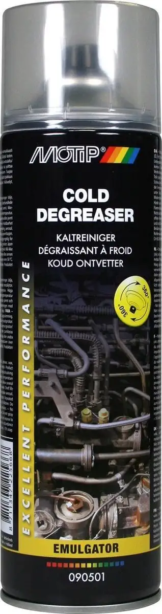 MOTIP DéGRAISSANT à FROID 500ML POUR UN NETTOYAGE EFFICACE DES MéTAUX