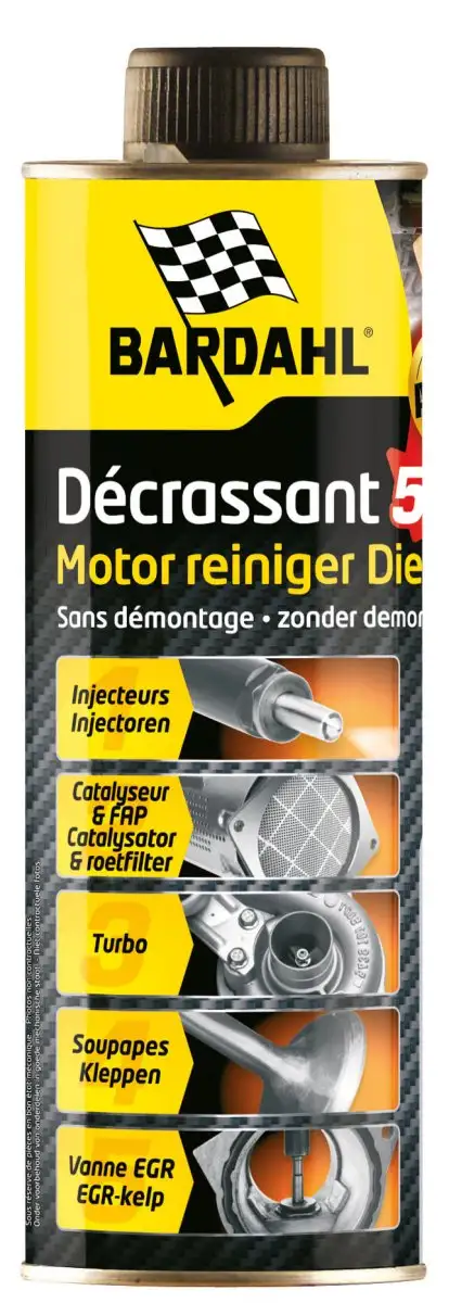 BARDAHL NETTOYANT MOTEUR DIESEL 5EN1 500ML