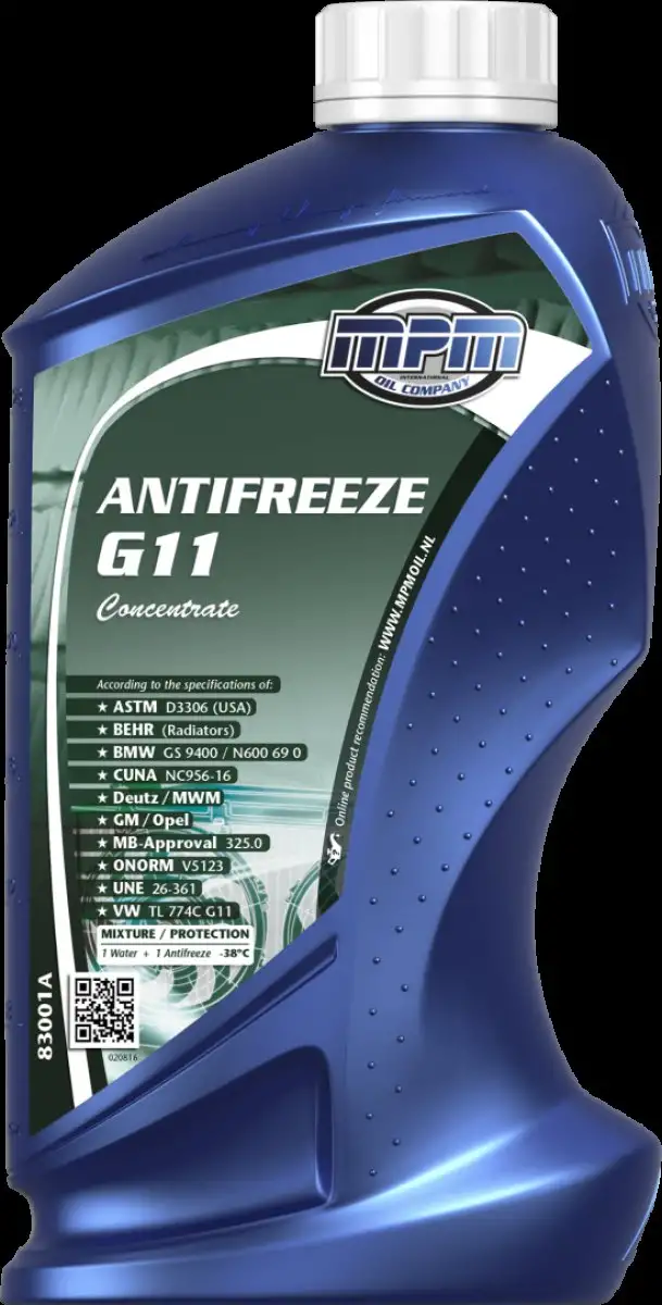 MPM ANTIGEL CONCENTRé G11 VERT 1 LITRE