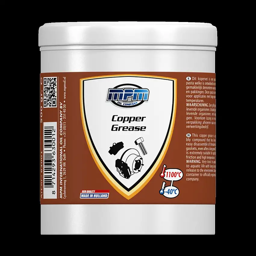 MPM GRAISSE AU CUIVRE 500G POUR HAUTES TEMPéRATURES
