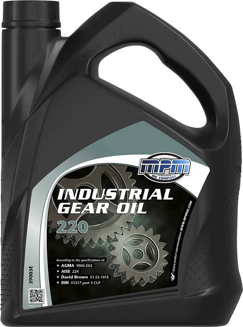 MPM INDUSTRIAL GEAR OIL 220 HUILE POUR ENGRENAGES MINéRALE 5L