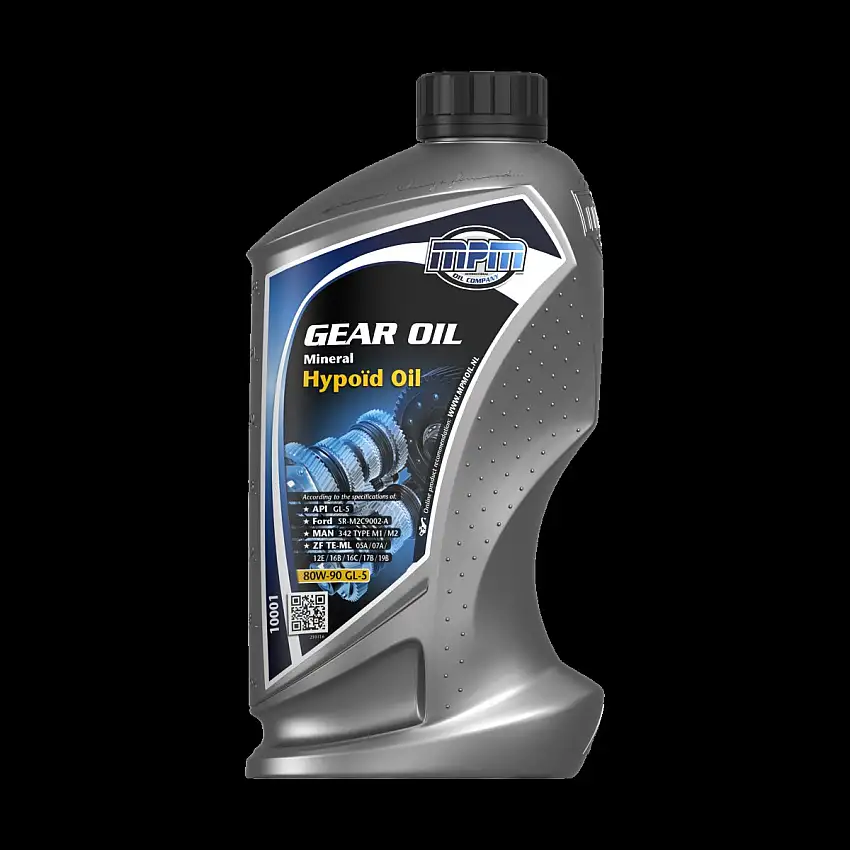 MPM HUILE DE TRANSMISSION MINéRALE SAE 80W-90 GL-5 1L POUR TRANSMISSIONS FORTEMENT SOLLICITéES
