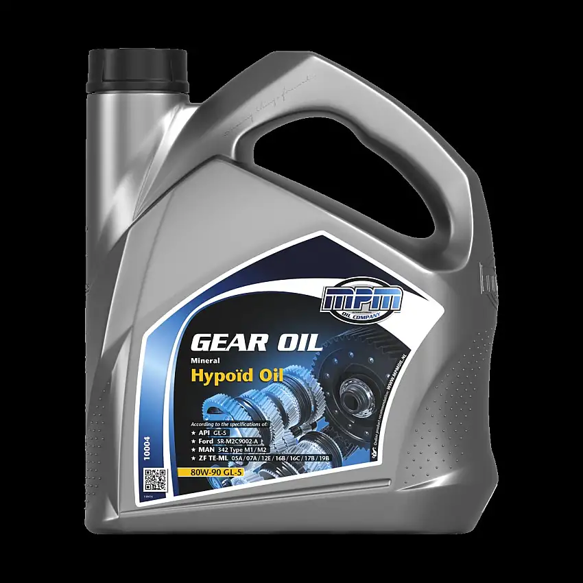 HUILE DE TRANSMISSION MINéRALE MPM SAE 80W-90 GL-5 4L POUR TRANSMISSIONS FORTEMENT SOLLICITéES