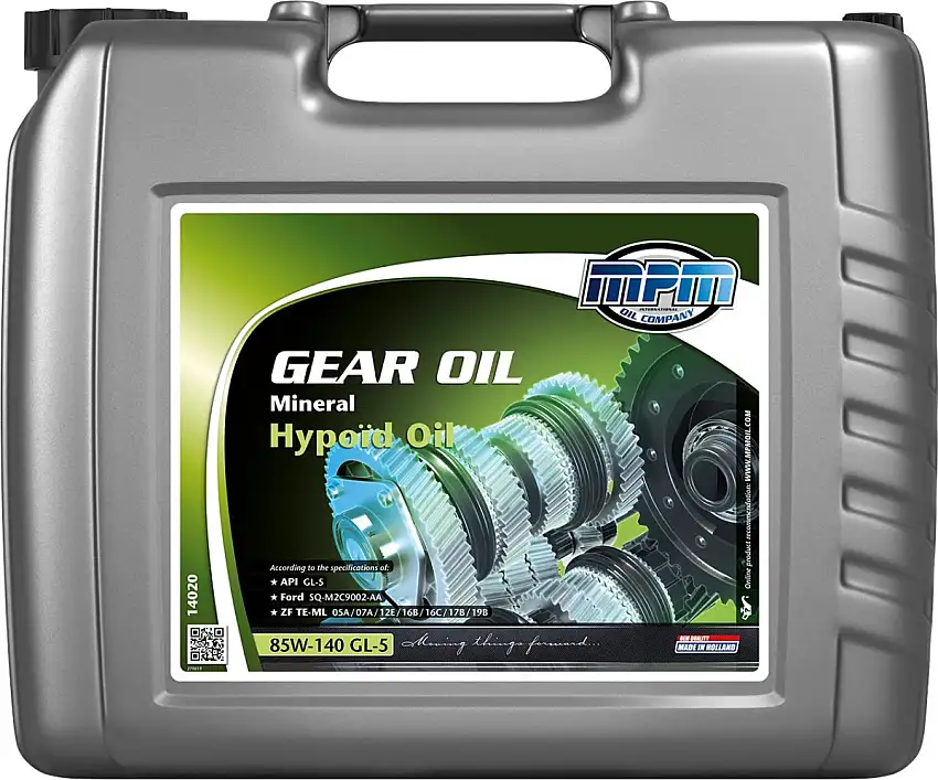 HUILE DE TRANSMISSION MINéRALE MPM SAE 85W-140 GL-5 20L