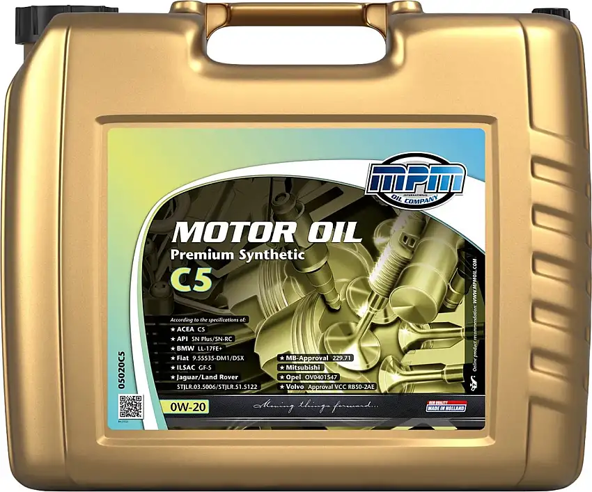 MPM HUILE MOTEUR 0W-20 PREMIUM SYNTHéTIQUE C5 20L POUR DES PERFORMANCES MOTEUR OPTIMALES