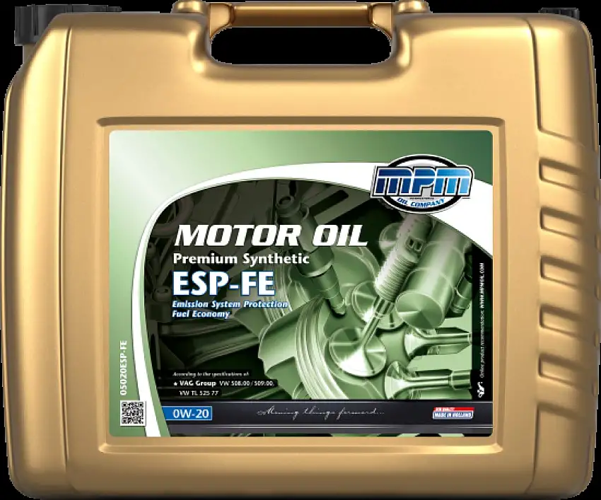 HUILE MOTEUR MPM 0W-20 PREMIUM SYNTHéTIQUE ESP-FE 20 LITRES
