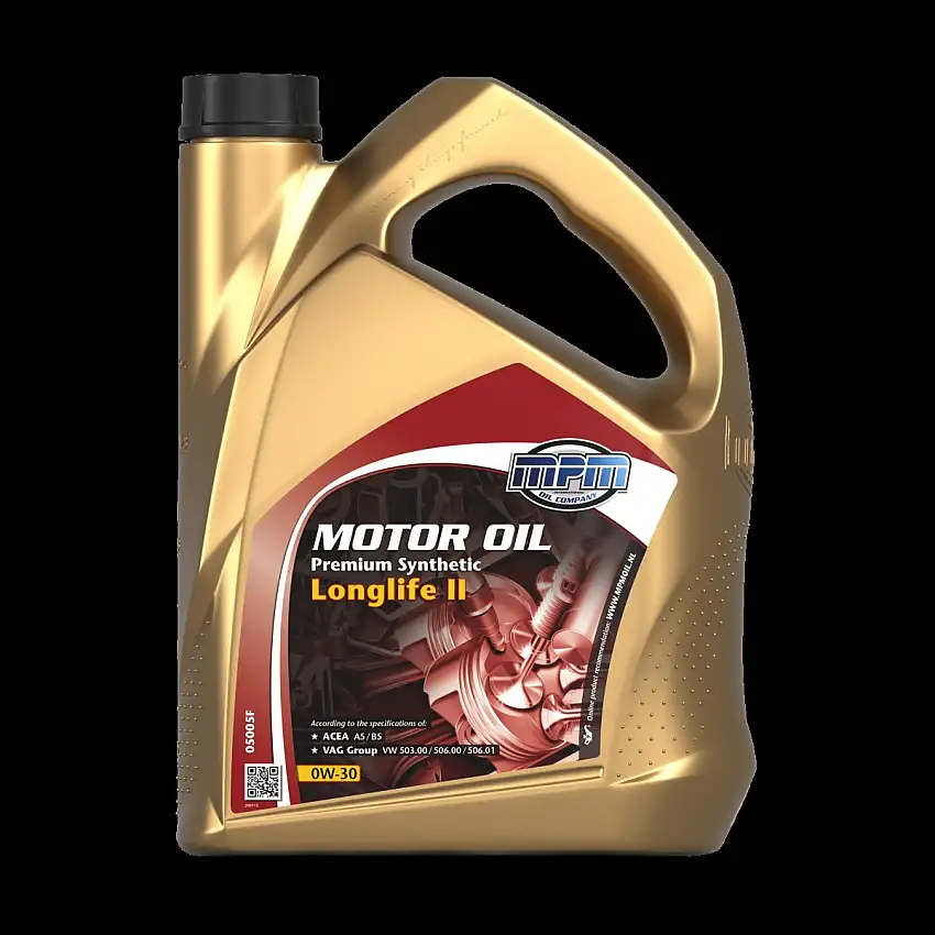 HUILE MOTEUR MPM 0W-30 PREMIUM SYNTHéTIQUE LONGLIFE II 5L POUR MOTEURS VAG