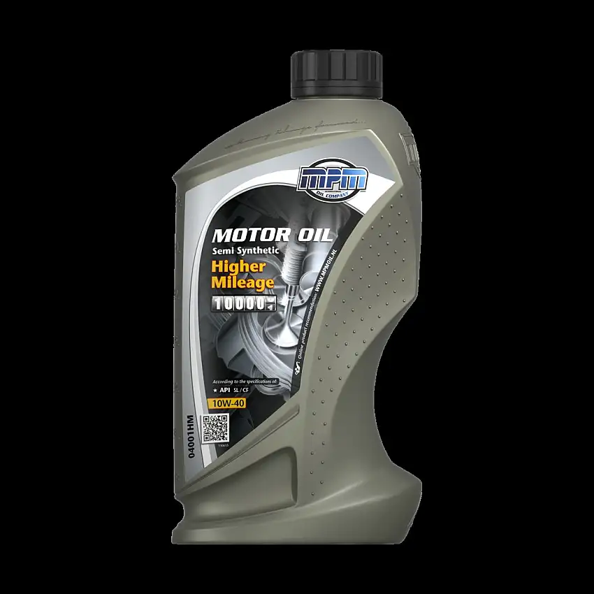 MPM HUILE MOTEUR 10W-40 SEMI SYNTHéTIQUE HIGHER MILEAGE 1L