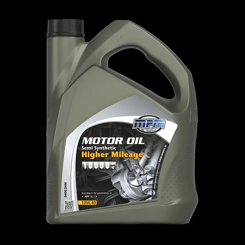 MPM HUILE MOTEUR 10W-40 SEMI SYNTHéTIQUE HIGHER MILEAGE 5L