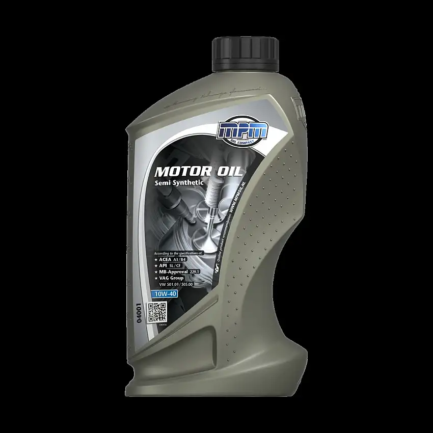 MPM HUILE MOTEUR 10W-40 SEMI-SYNTHéTIQUE POUR MOTEURS ESSENCE, GPL ET DIESEL