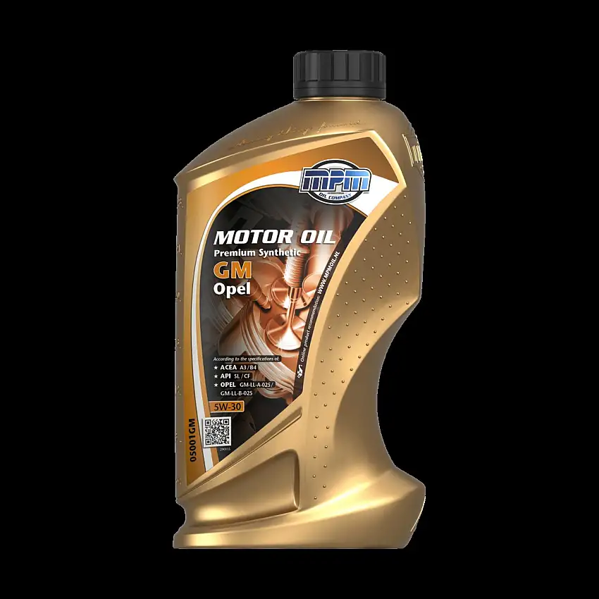 MPM HUILE MOTEUR 5W-30 PREMIUM SYNTHéTIQUE OPEL GM LONGLIFE 1L