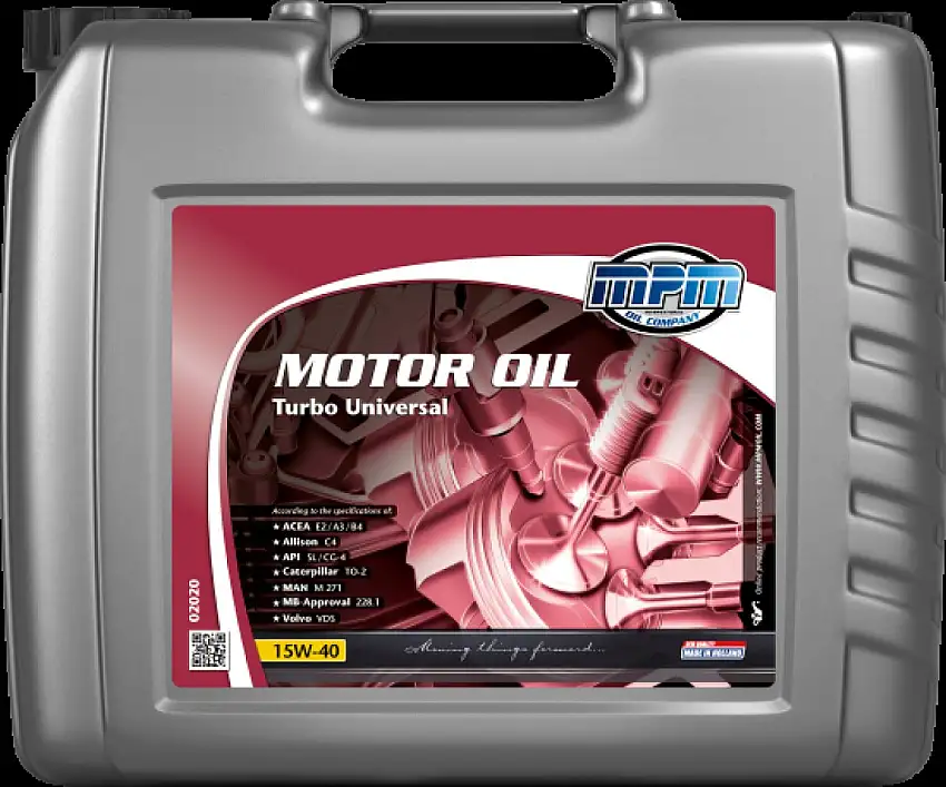 MPM HUILE MOTEUR TURBO UNIVERSAL 15W-40 20L