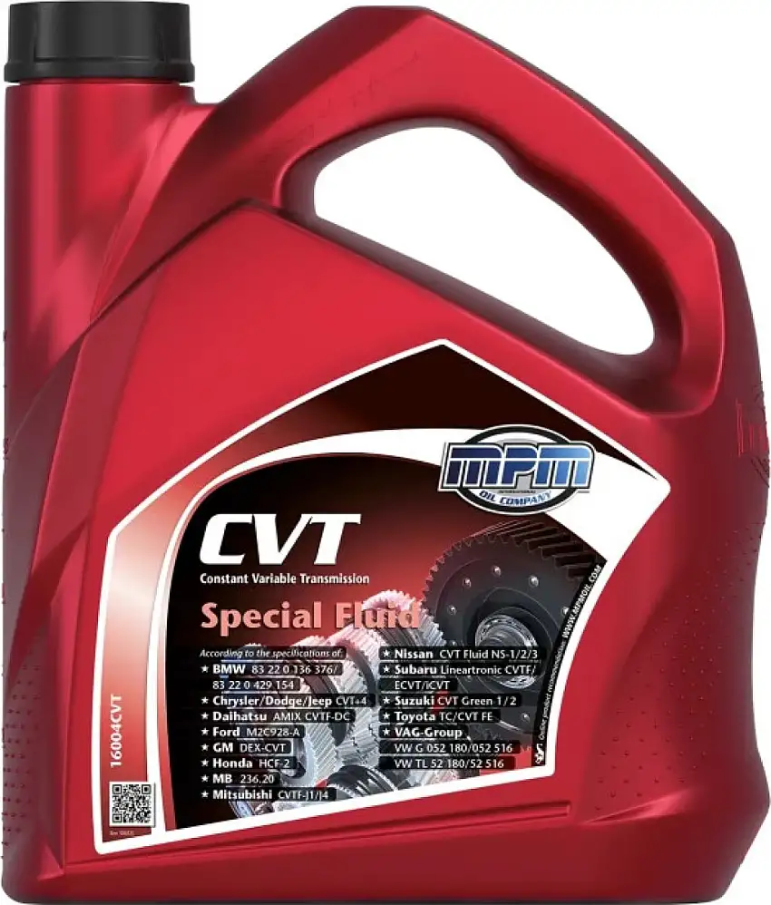 MPM LIQUIDE SPéCIAL TRANSMISSION CVT 4L POUR DIFFéRENTES MARQUES AUTOMOBILES
