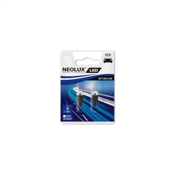 Neolux LED Retrofit 6000K  T10 W5W  12V05W  lot de 2 pièces