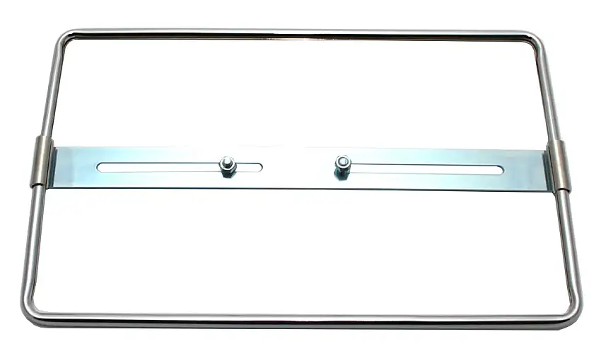 SUPPORT DE PLAQUE D'IMMATRICULATION CHROMé POUR VéHICULES 4X4 340X210 MM